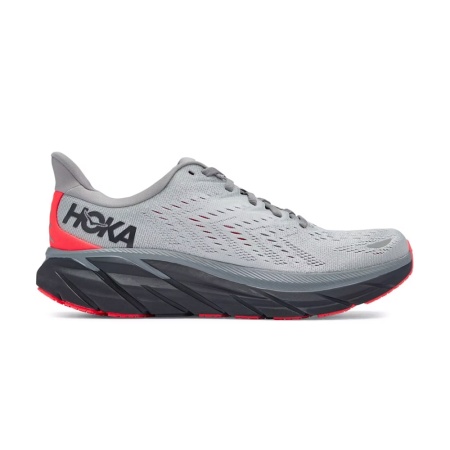 Кроссовки мужские HOKA M CLIFTON 8 Sharkskin / Diva Pink